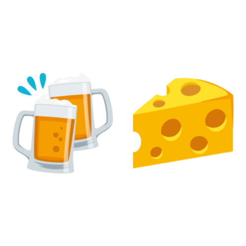 🍻🧀 Emoji Domain EmojiOne rendering